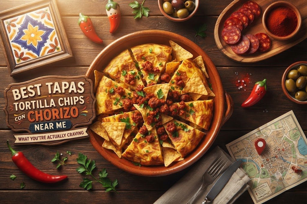 Best Tapas Tortilla Chips Con Chorizo Near Me: What You're Actually Craving