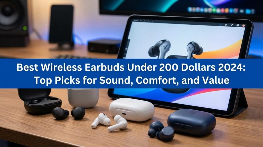 Best Wireless Earbuds Under 200 Dollars 2024
