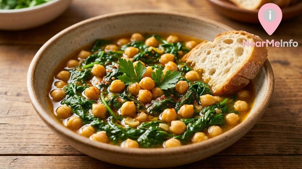 best espinacas con garbanzos near me