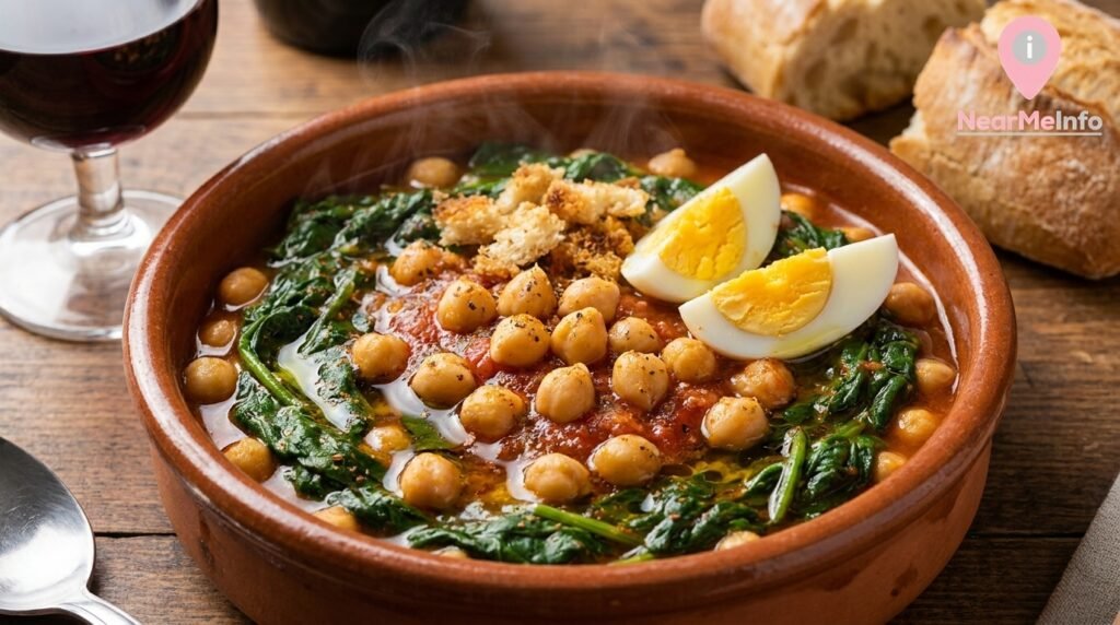 best espinacas con garbanzos near me